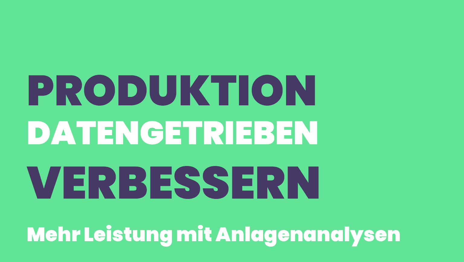 Anlagenanalyse
